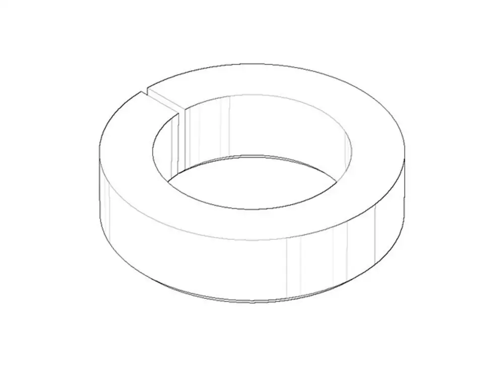 DORNBRACHT Ring ERSATZTEILE 092810044 D. 17,2 x 11,2 x 4,7 mm, 09281004490 Galeriebild 1
